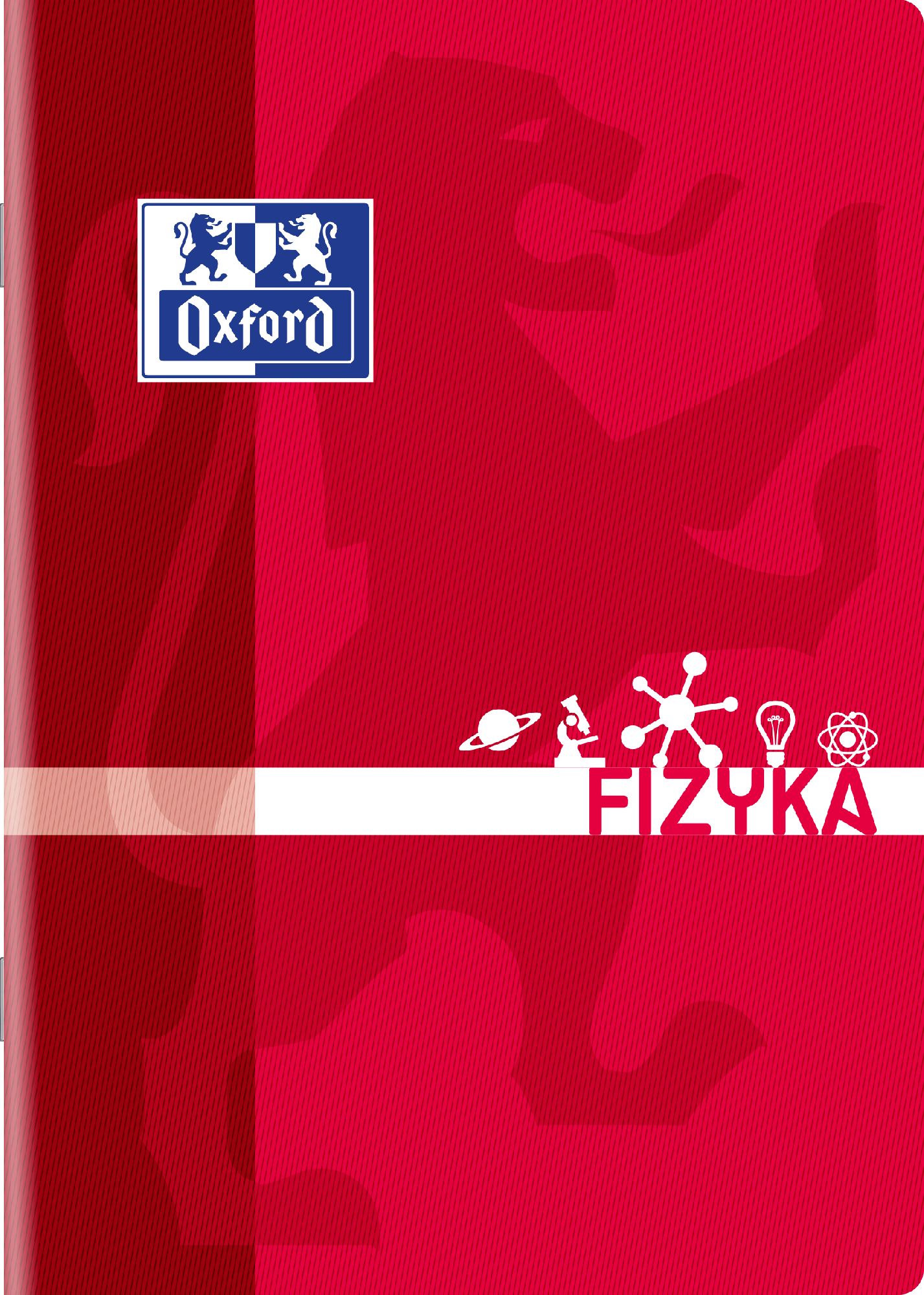 Oxford Zeszyt Oxford fizyka szyty A5 kratka 60 kartek margines