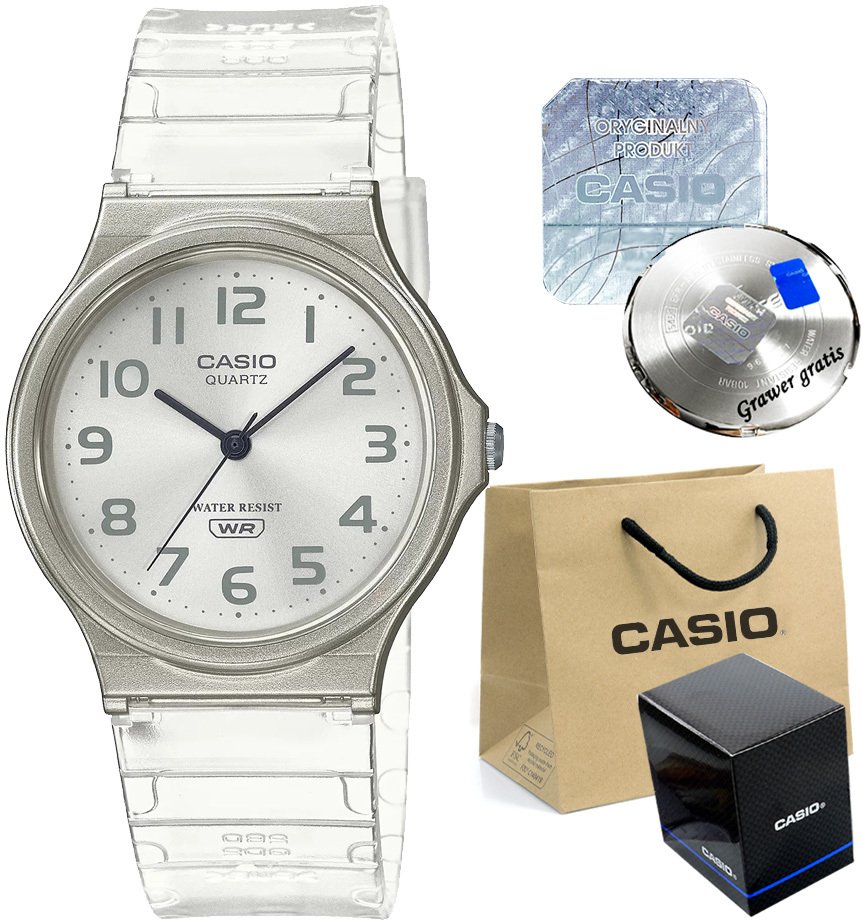 Zegarek Casio Zegarek damski KASJA-7BEF z GRAWEREM