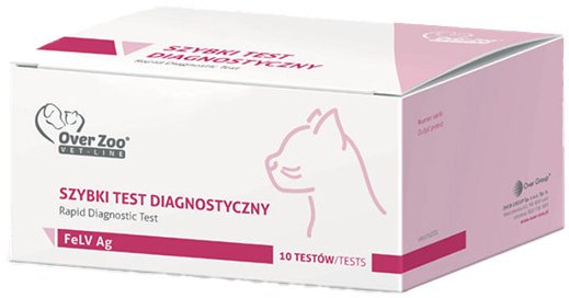 Over Zoo Test diagnostyczny dla kota FELV Ag (10 testów)