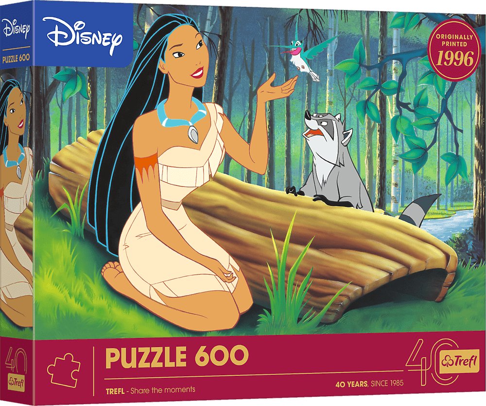 Trefl Puzzle Disney - 40-lecie Trefl - Pocahontas 600 elementów (37605)