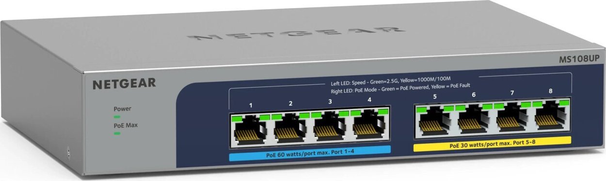 Switch NETGEAR MS108UP-100EUS