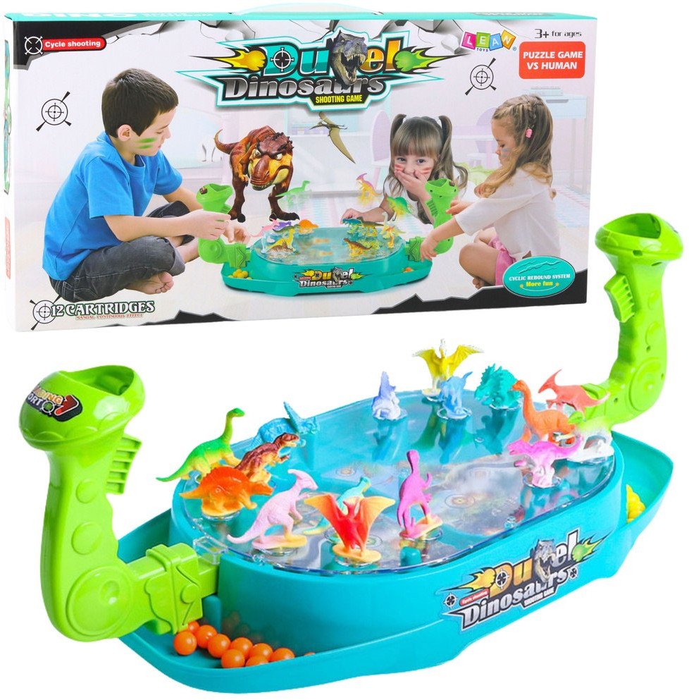Gra Zręcznościowa Piłkozaury Strącanie Dinozaurów Strzelanie