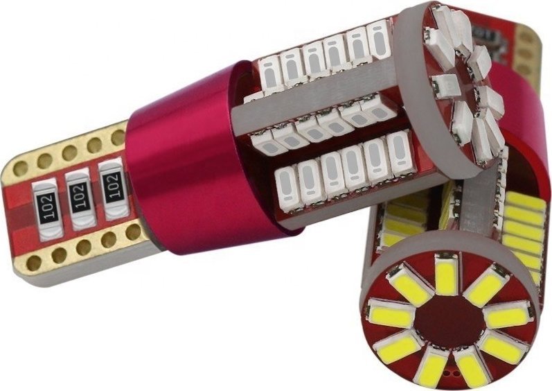 SKLEPLEDY ŻARÓWKA LED W5W T10 POSTOJÓWKI 57 LED CANBUS 360