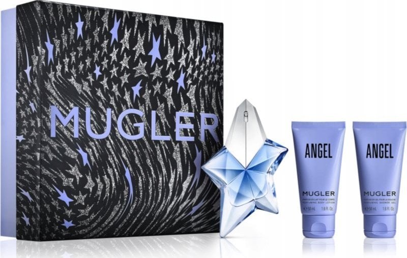 T.MUGLER SET (ANGEL EDP/S 25ML + SHOWER GEL 50 ML + BODY LOTION 50ML)