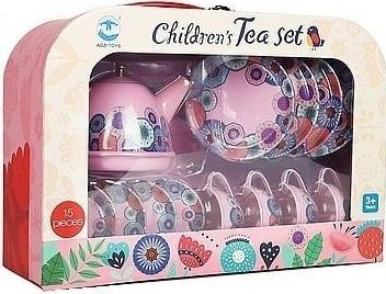 Zestaw do herbaty metalowy 15el