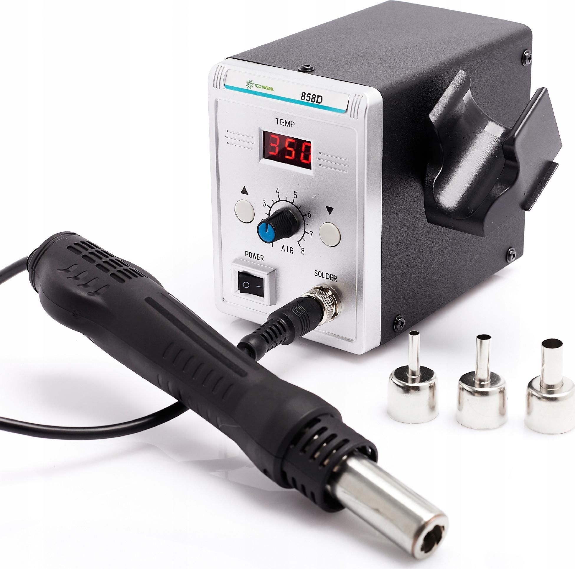 Techrebal Stacja lutownicza Hot-Air TECHREBAL 858D