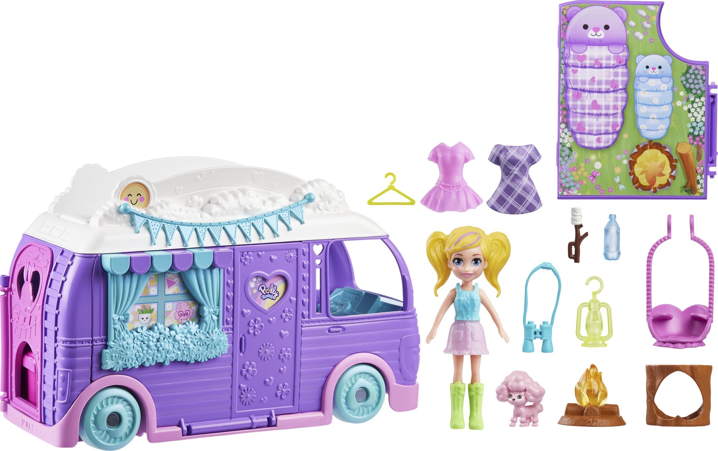 Mattel Polly Pocket Glampingowy Van Kamper (JCC32)