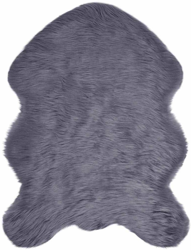 vidaXL Sztuczny dywan owczy antracytowy 80 x 120 cm