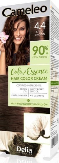 Delia DELIA COSMETICS Cameleo Color Essence Krem koloryzujący nr 4.4 - spicy brown 1op.