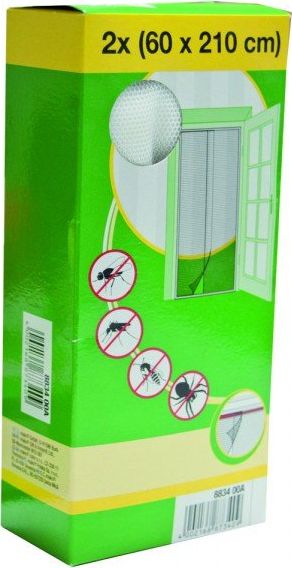 Apsauginis tinklelis nuo vabzdžių durims, 2 dalių