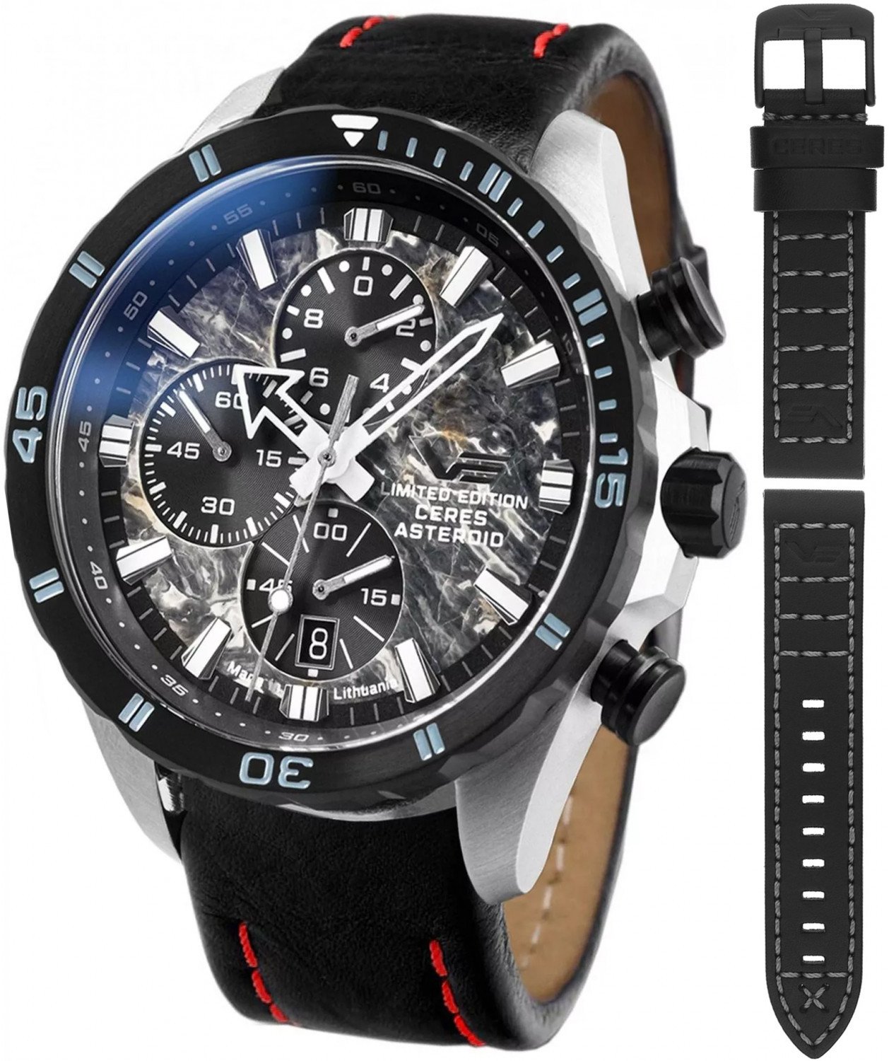 Zegarek męski Vostok Europe 6S10-320E693LBR czarny