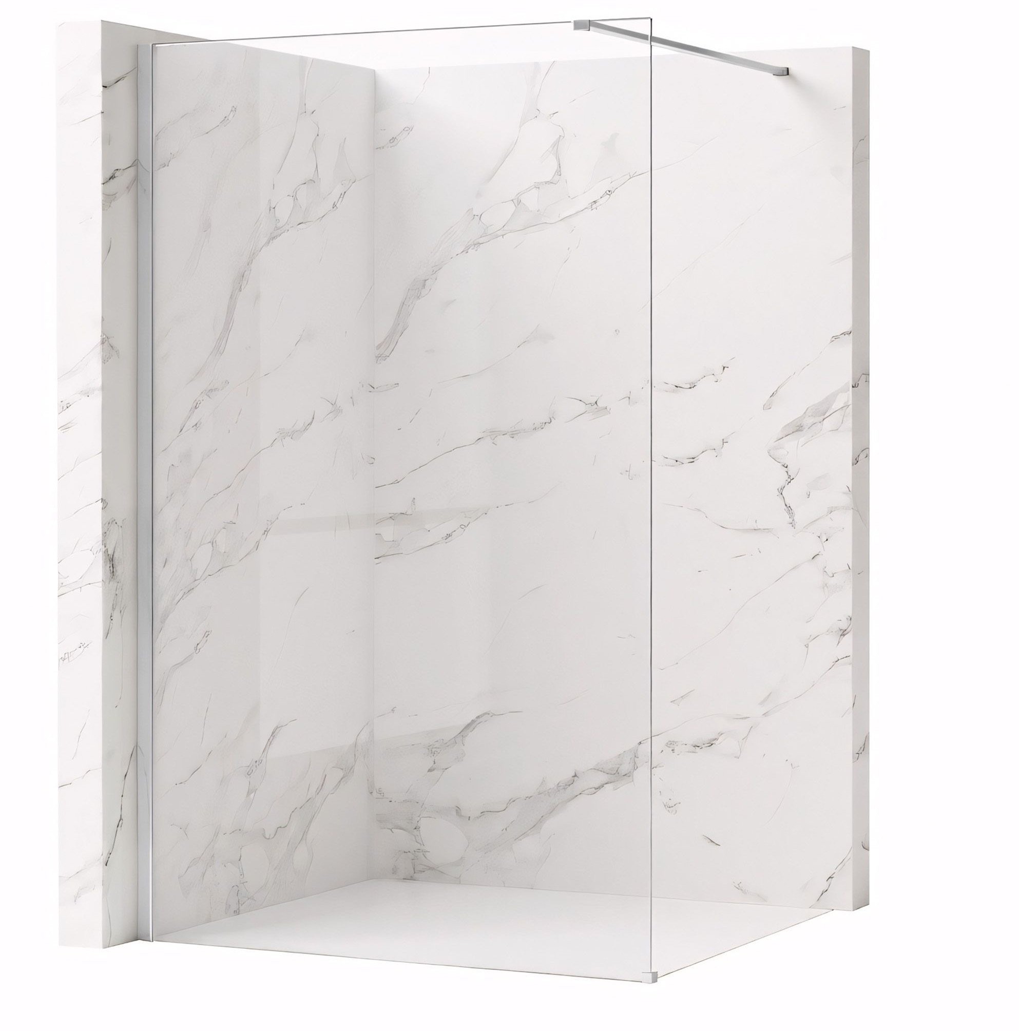 Rea Ścianka prysznicowa Flexi Transparent / Chrome 100