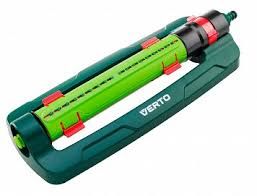 Verto Zraszacz oscylacyjny powierzchnia zraszania do 418m2 18 dyszy zraszających igła do udrażniania dysz (15G772)