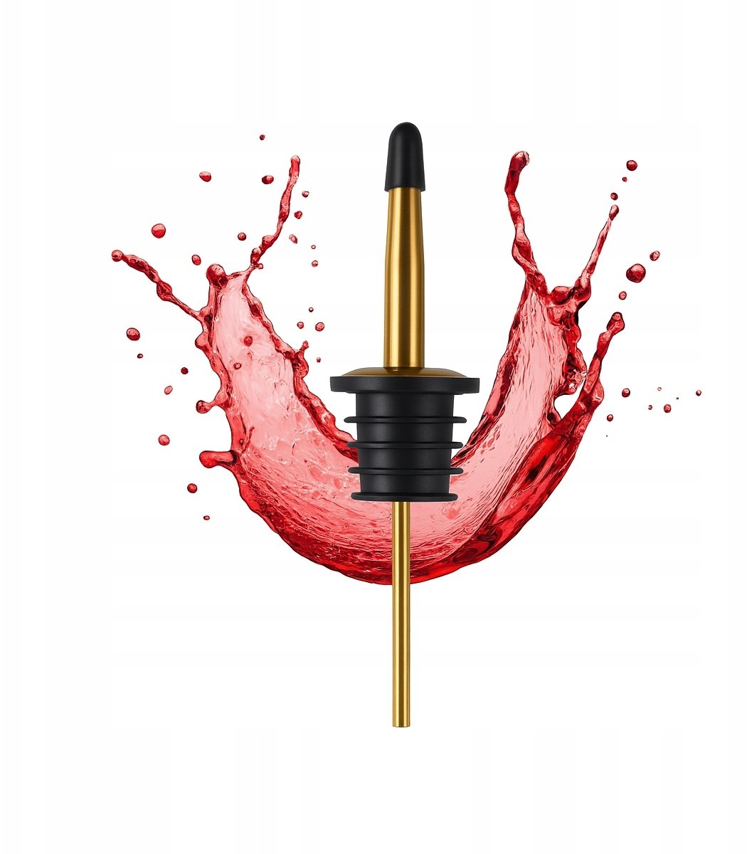 NALEWAK Do Butelek Alkoholu Wina Syropów Oleju Dozownik Lejek Barmański