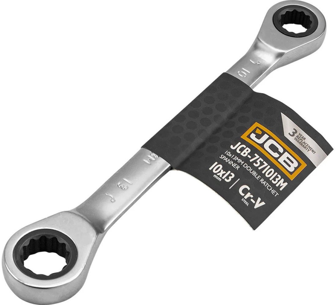 Klucz oczkowy dwustronny z grzechotką 10x13mm