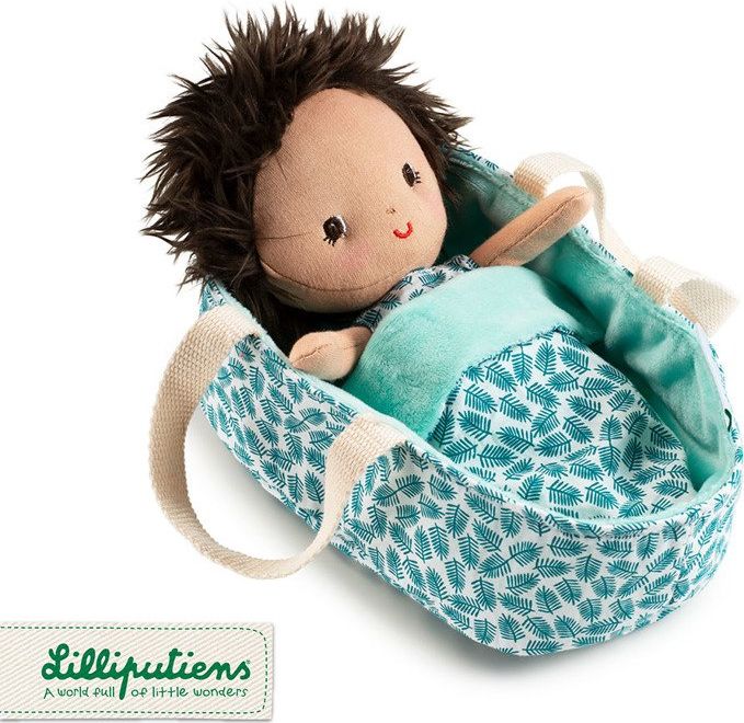 Lilliputiens Lalka dzidziuś w koszyczku Ari