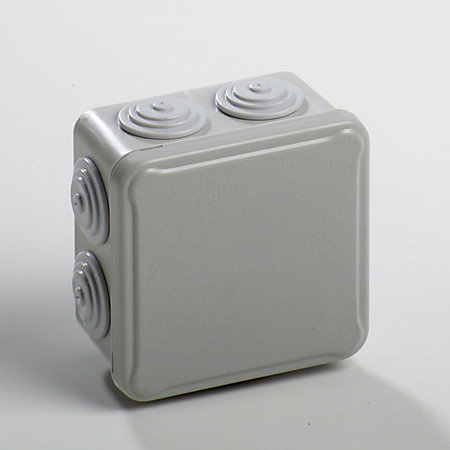 PCE Puszka LIGHT 88x88x50mm 7 dławnic IP54 - EP-088