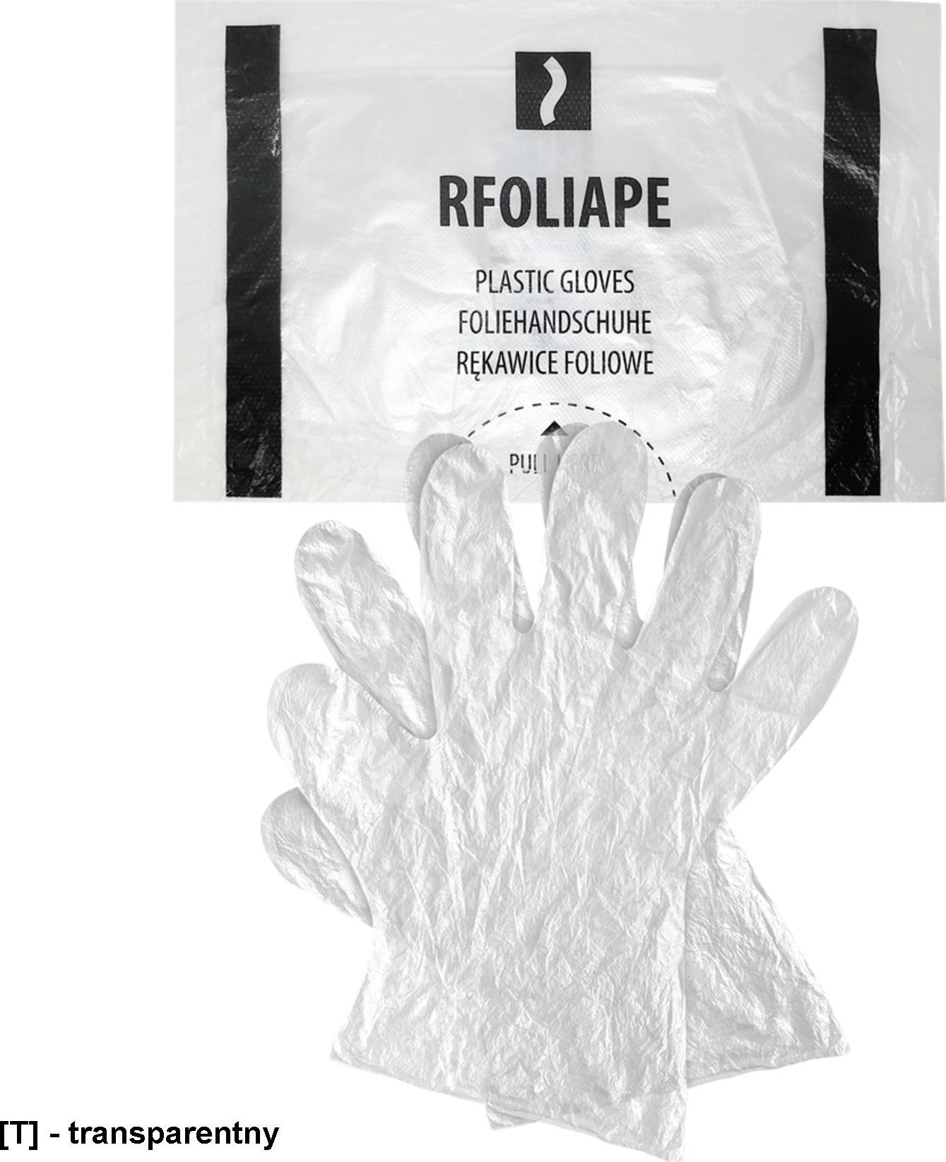 R.E.I.S. RFOLIAPE - Rękawice ochronne wykonane z folii