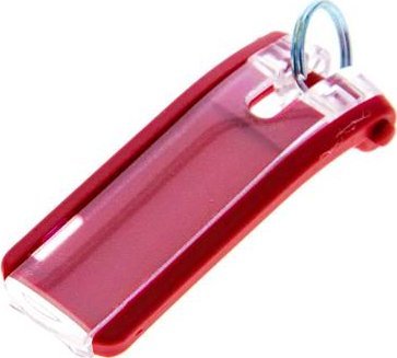 Staples Zawieszka do kluczy KEY CLIP czerwony 6 szt.