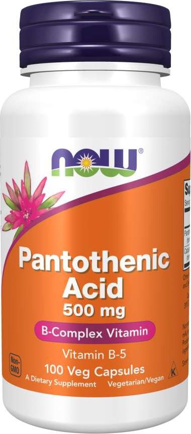 NOW Foods NOW Foods Pantothenic Acid 500mg 100 kaps. - NOW/468