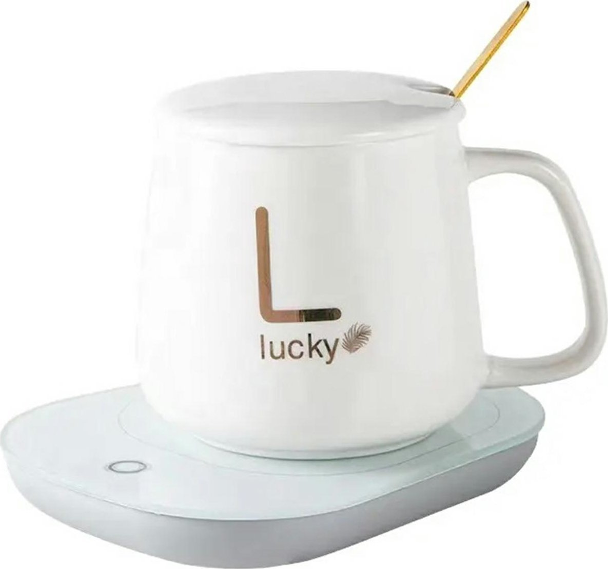 ATL DA27 Ele. podgrzewacz do kubka biały + kubek