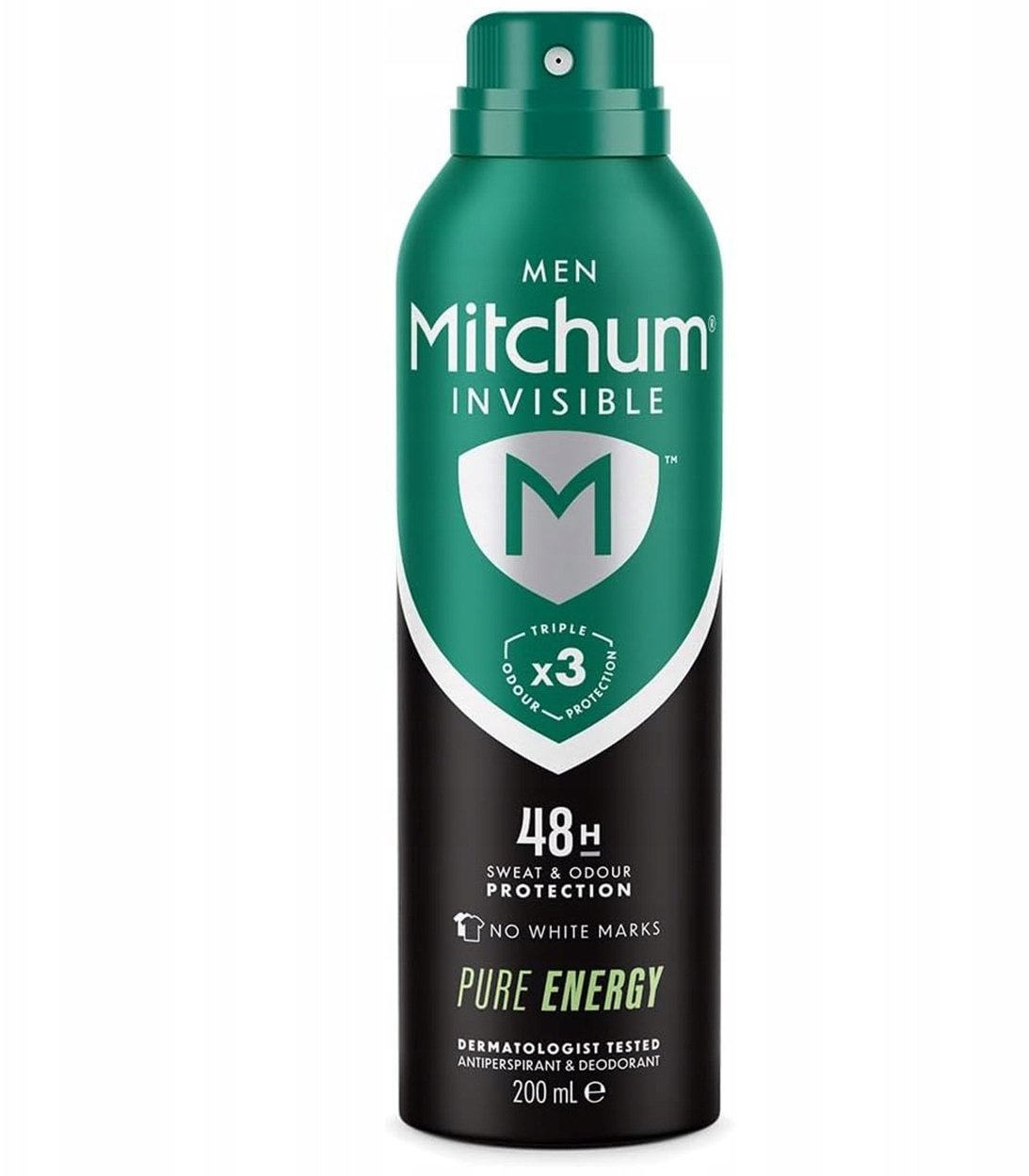 Mitchum Invisible 48hr Pure Energy Antiperspirant Deodorant Spray 200ml