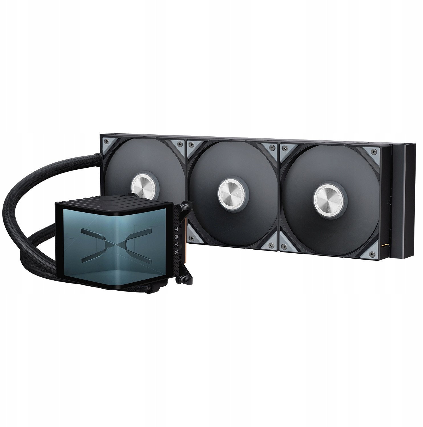 TRYX PANORAMA 360 AiO Wasserkühlung, 3D-AMOLED-Display - 360mm, schwarz