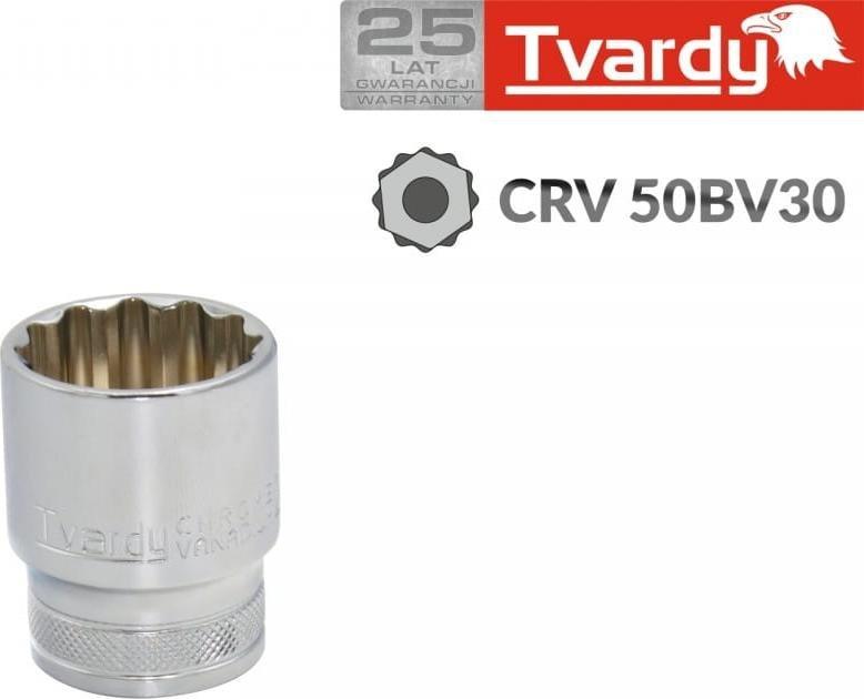 Geko NASADKA DWUNASTOKĄTNA 1/2" 20 MM TVARDY (10/100) T00143-20 GEKO