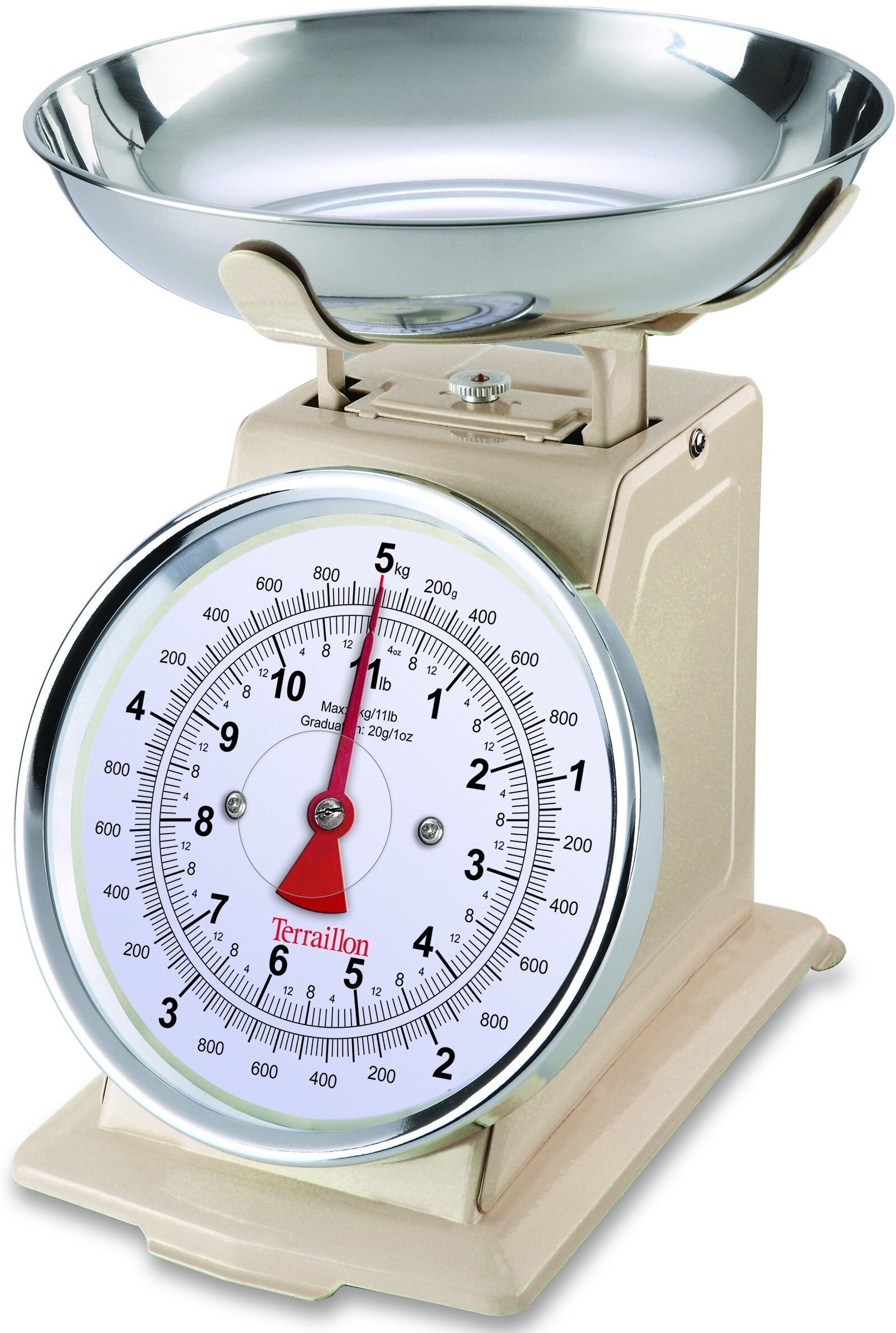 Waga kuchenna Terraillon Tradition 500 Kremowy