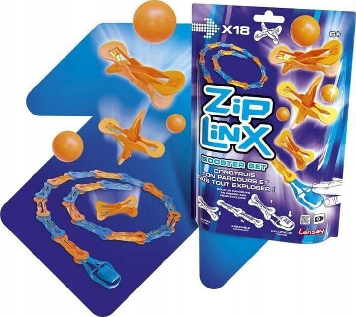 1PUNKT Szalone klocki Zip Linx kreatywny zestaw Buduj baw się ZA5137