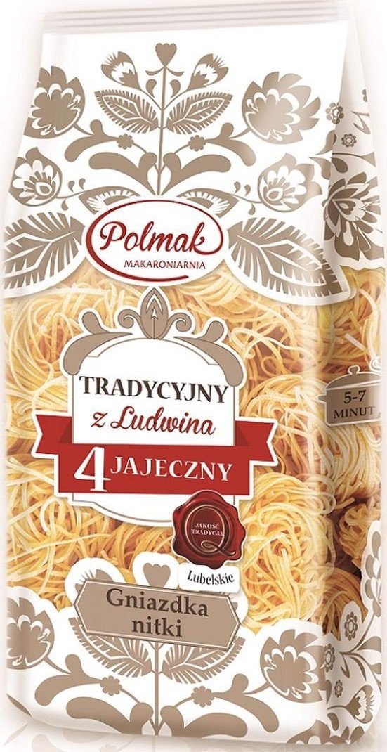Pol-Mak Polmak Makaron Tradycyjny gniazdka nitki 500 g