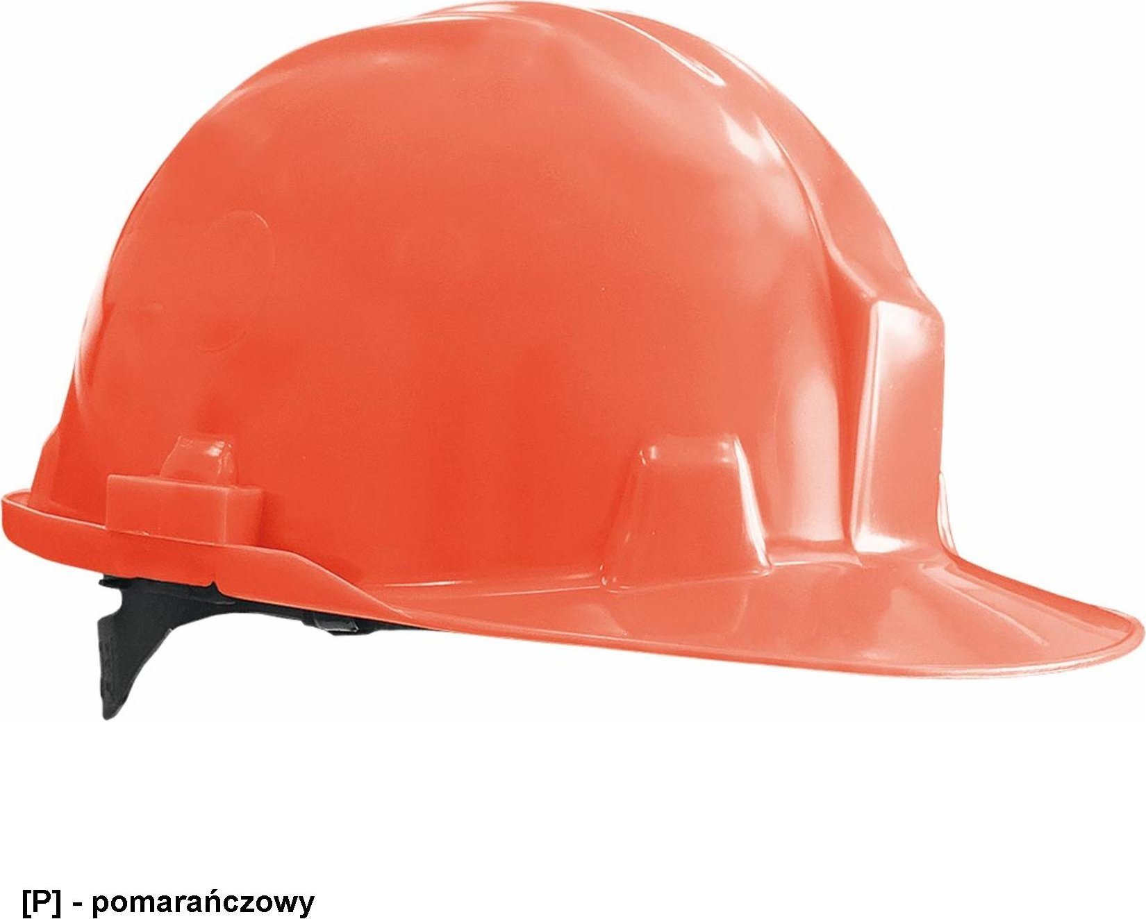 Reis KASPE - Hełm wykonany z tworzywa HDPE - pomarańczowy