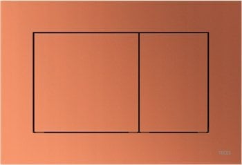 Przycisk spłukujący Tece TECEnow - przycisk spłukujący do WC z tworzywa, czerwony brąz metaliczny