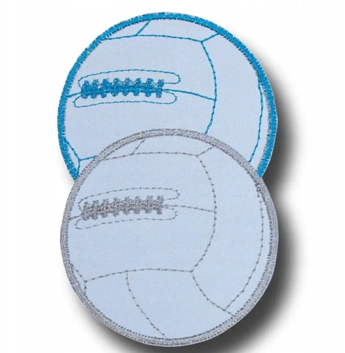 Aplikacja łatka na klej Piłka Odblask Mix (2szt)