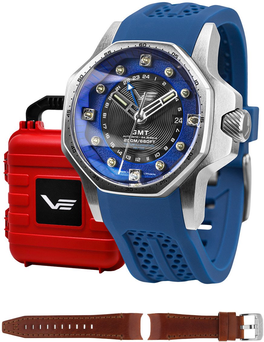 Zegarek męski Vostok Europe NH34-640A701S niebieski