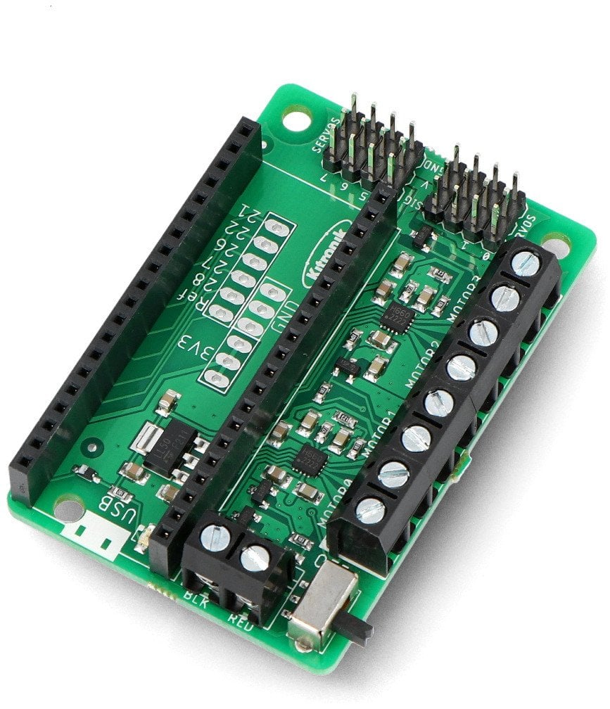 Simply Robotics Motor Driver Board - sterownik silników - do Raspberry Pi Pico - Kitronik 5348}