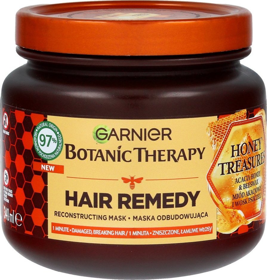 Garnier Botanic Therapy Odbudowująca Maska do włosów zniszczonych i łamliwych z miodem akacjowym 340ml