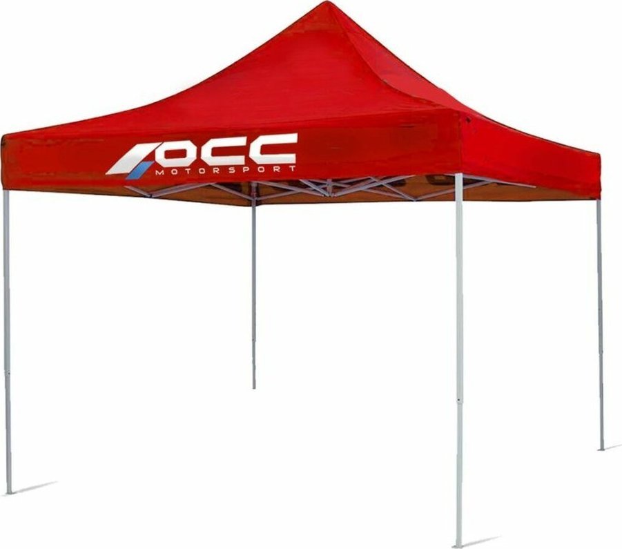 OCC Motorsport Karp OCC Motorsport Racing Czerwony Poliester 420D Oxford 3 x 3 m