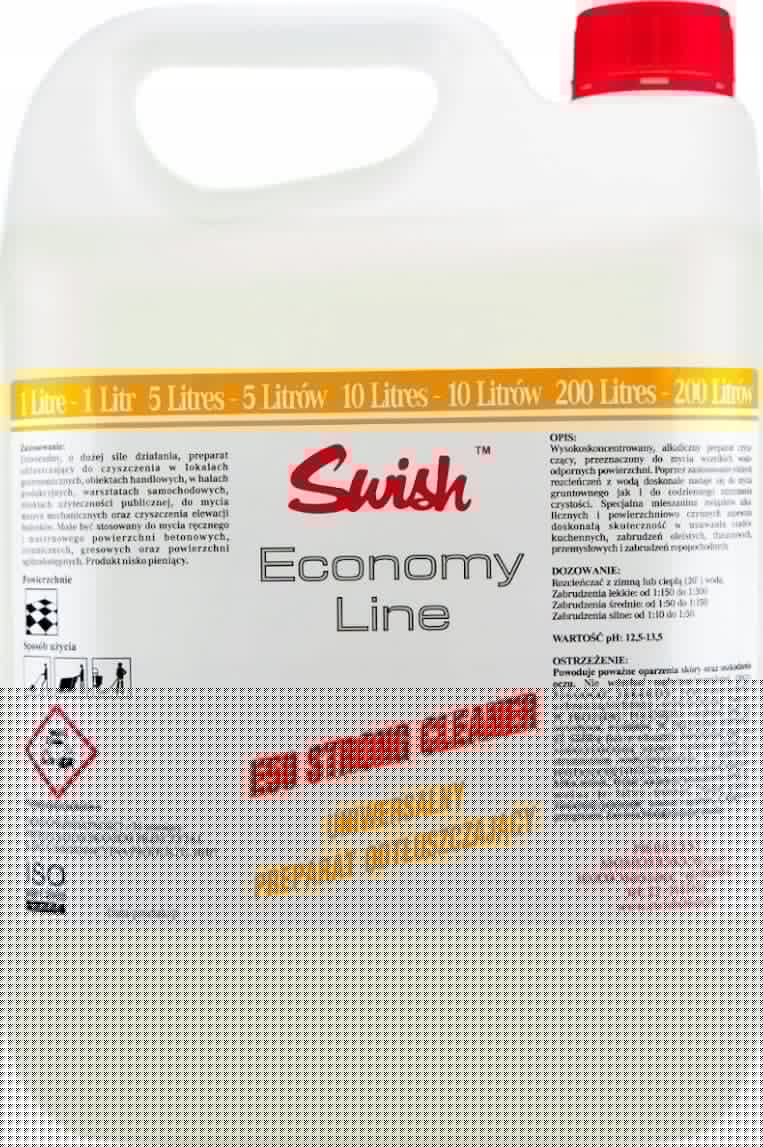 Swish SWISH E50 STRONG - Skoncentrowany środek czyszczący do mycia i odtłuszczania powierzchni, 5 l