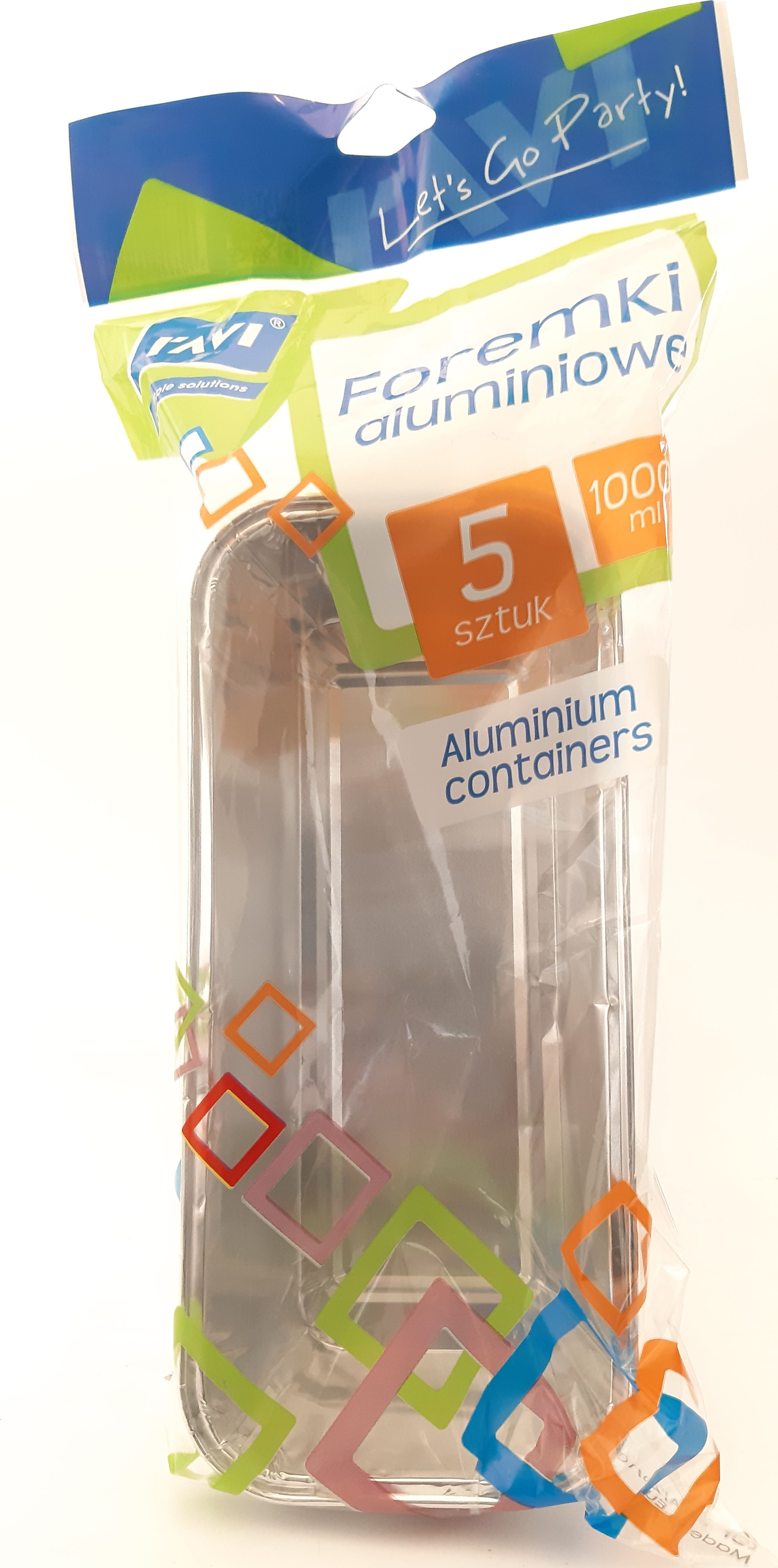 Ravi Foremki aluminum. 1000ml, 5szt.