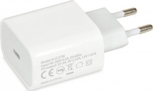 Ładowarka iBOX C37 1x USB-C 3 A (ILUC37W)