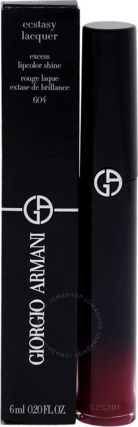 Giorgio Armani Giorgio Armani, Ecstasy Lacquer , Shining, Lip Gloss, 604, Night Fall, 6 ml For Women