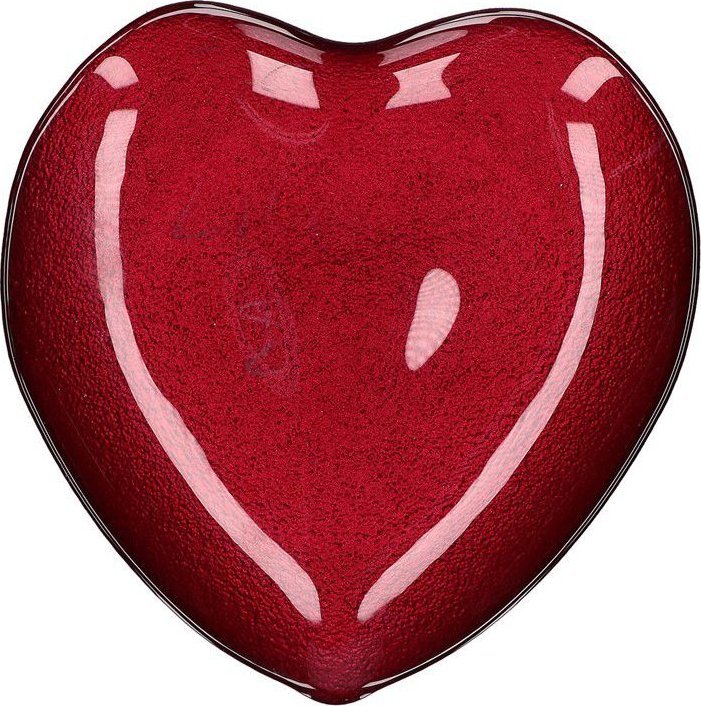 Szklany talerz serce NEIMIEIPENSIERI - Rituali Domestici