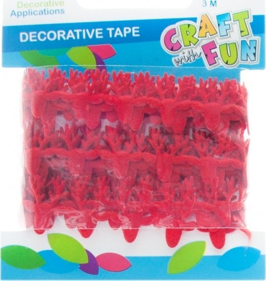 Craft with Fun CF OZDOBA BN TASMA FILC RENIFER 2M/1,6CM 12/288