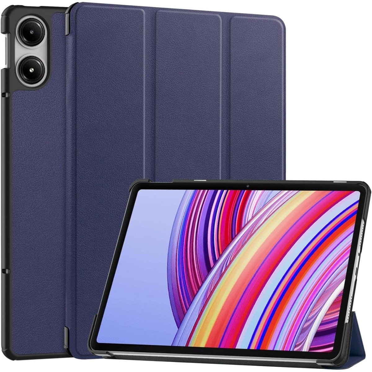 Etui z klapką Supero Smartcase do Xiaomi Redmi Pad Pro 2024, granatowe