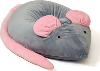 Go Gift Pufa worek sako MYSZ szary-różowy L 110x80