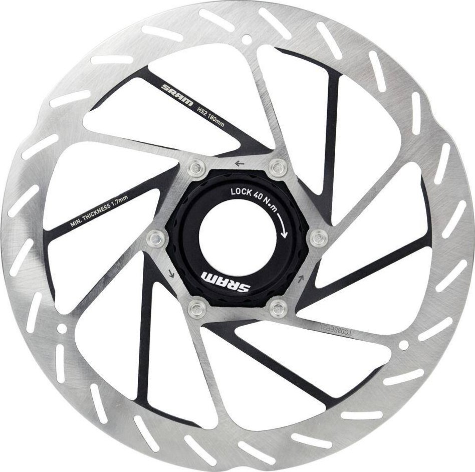 Sram Tarcza hamulcowa Sram HS2 DB 180 mm, Centerlock + nakrętka
