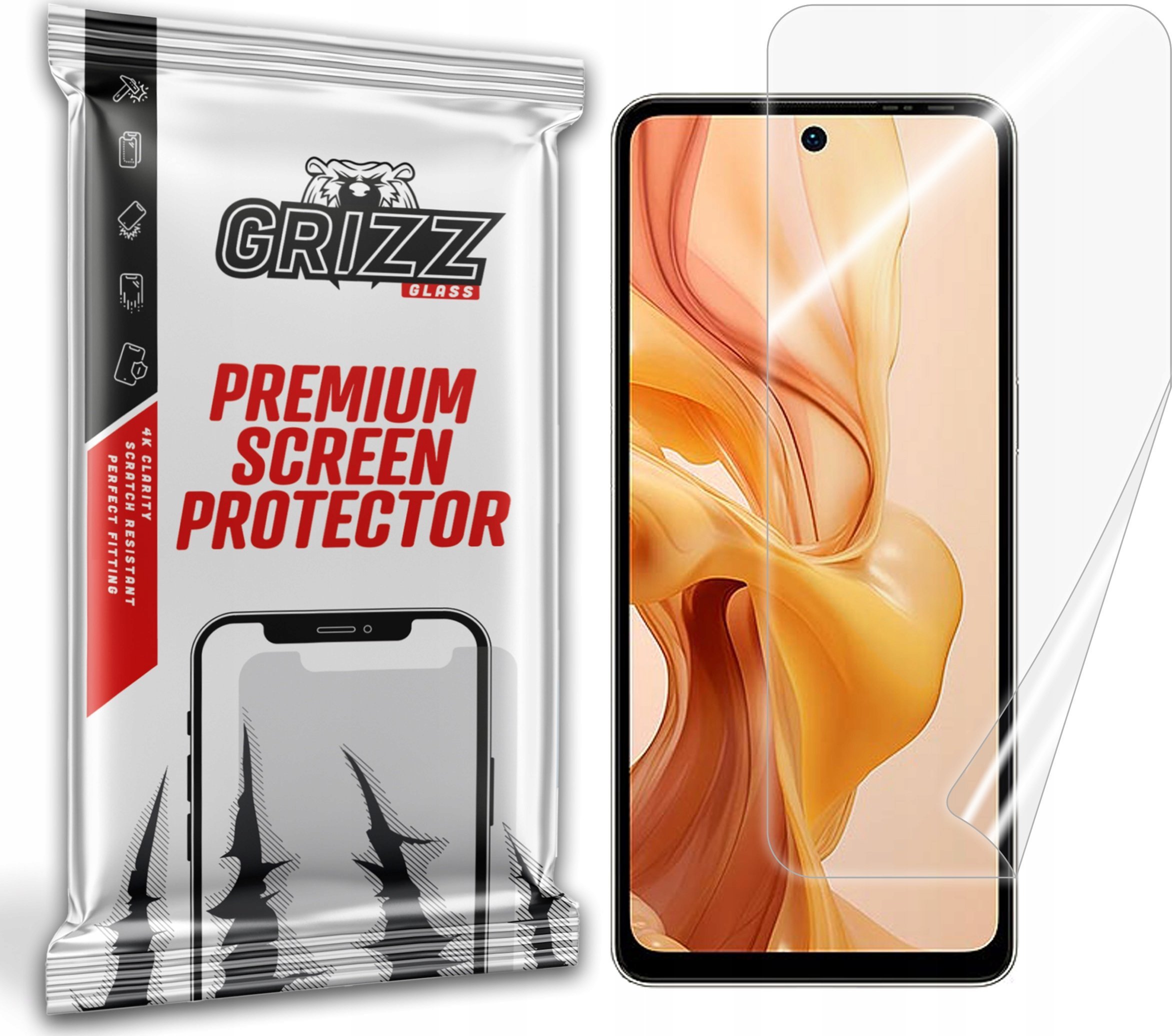 GrizzGlass Folia ceramiczna GrizzGlass CeramicFilm do Ulefone Note 18 Ultra