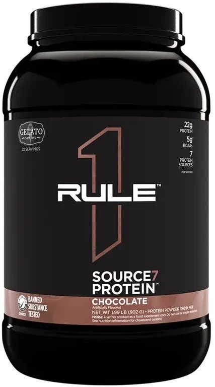 Rule One - Odżywka Białkowa Source7 Protein, Chocolate Gelato, Proszek 902g