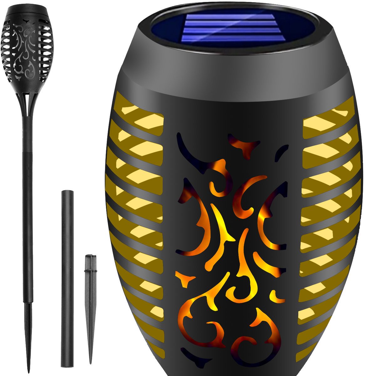 14550 LAMPA SOLARNA POCHODNIA LAMPKI SOLARNE DO OGRODU OGRODOWE LED